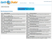Tablet Screenshot of developer.earthskater.net